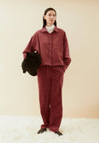 ARMEDANGELS Nalaani corduroy blouse velvet ember women
