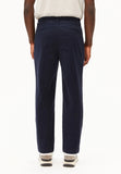 ARMEDANGELS Taamir pleated chino trousers night sky men