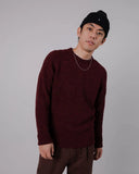 BRAVA Raglan jumper 3087 bordeaux men