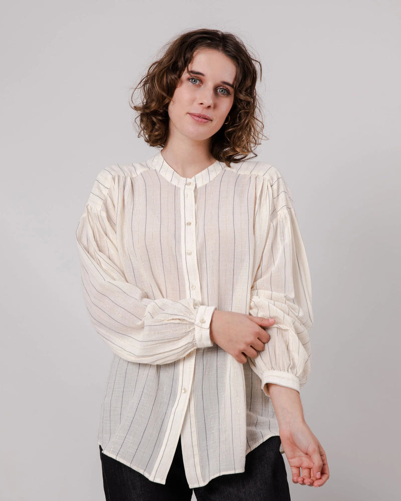 BRAVA Stripes Boho shirt 3111 ecru women