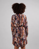 BRAVA Etna oversized mao dress brown 3133 women
