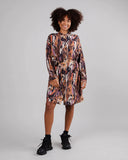 BRAVA Etna oversized mao dress brown 3133 women