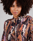 BRAVA Etna oversized mao dress brown 3133 women