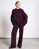 JAN 'N JUNE Smilla trousers cherry lacquer women