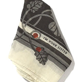 LINDA PABST Black sister scarf big