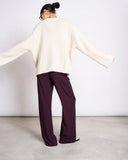 JAN 'N JUNE Smilla trousers cherry lacquer women