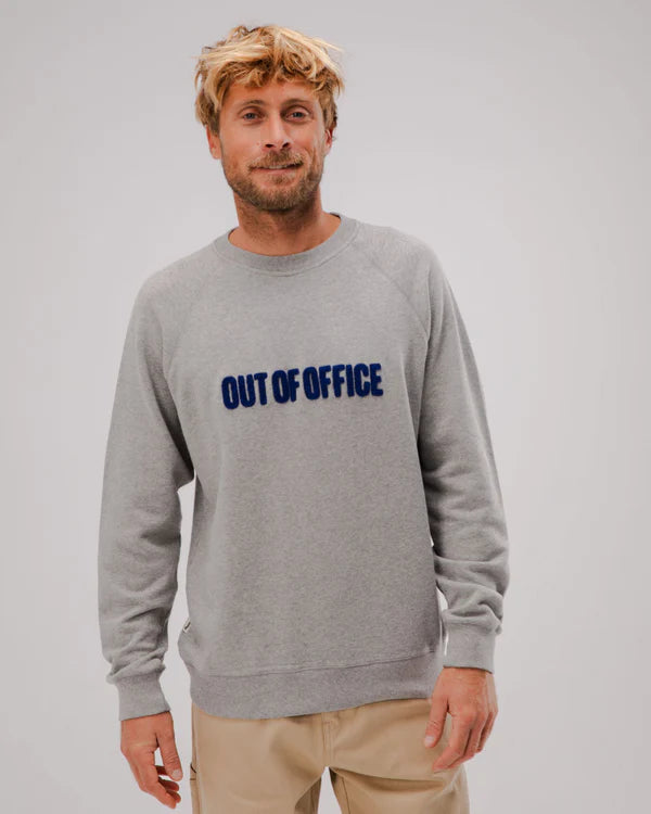 BRAVA Out of office sweatshirt grey melange men
