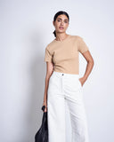 JAN 'N JUNE Nile rib t-shirt camel women