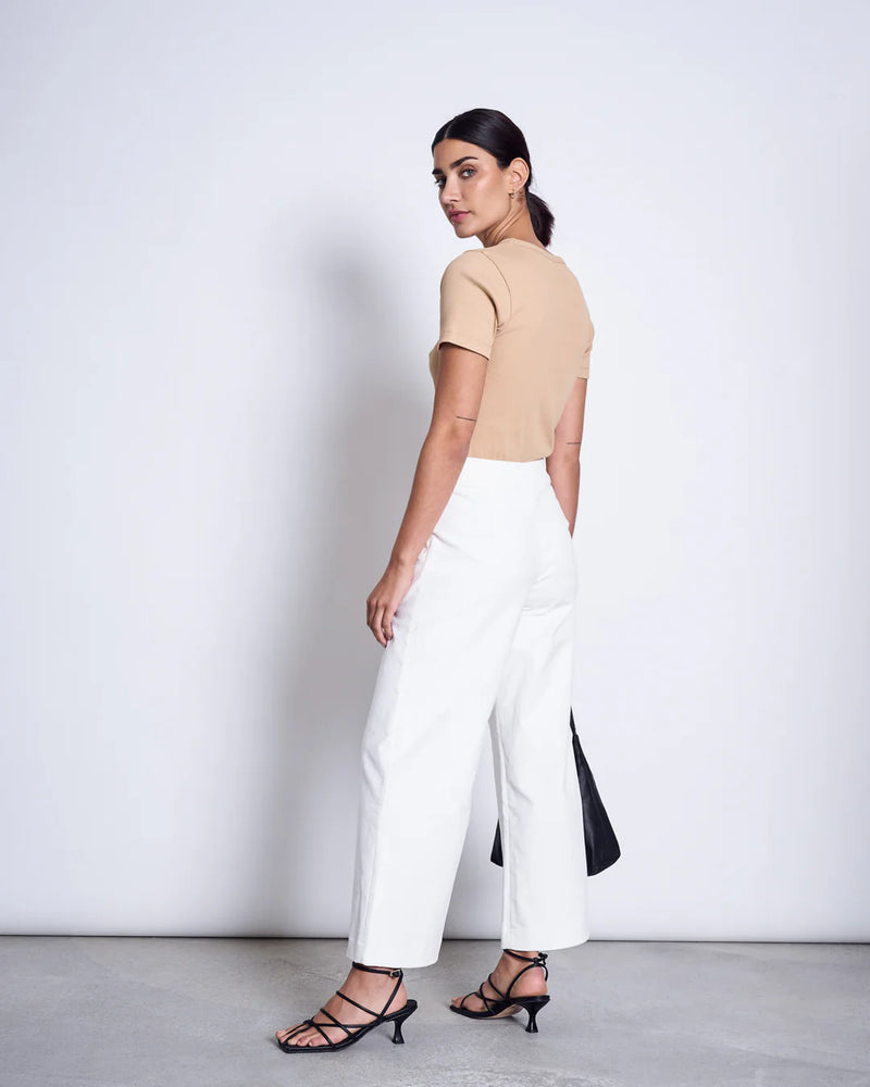 JAN 'N JUNE Nile rib t-shirt camel women