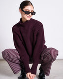 JAN 'N JUNE Ola jumper cherry lacquer women