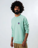 BRAVA Asis Percales tigris sweatshirt green men