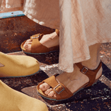 ZOURI Seashell sandals nut women
