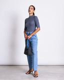 JAN 'N JUNE Nina rib t-shirt turbulence women