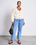 JAN 'N JUNE Lena cardigan off white women