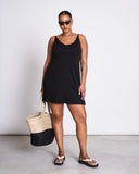 JAN 'N JUNE Triangle mini dress black women
