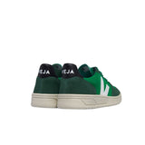 VEJA V-10 suede emeraude pierre black women