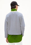 ARMEDANGELS Frankaa Maarlen stripe undyed faded indigo women