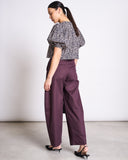 JAN 'N JUNE Olmos cropped blouse leo print women