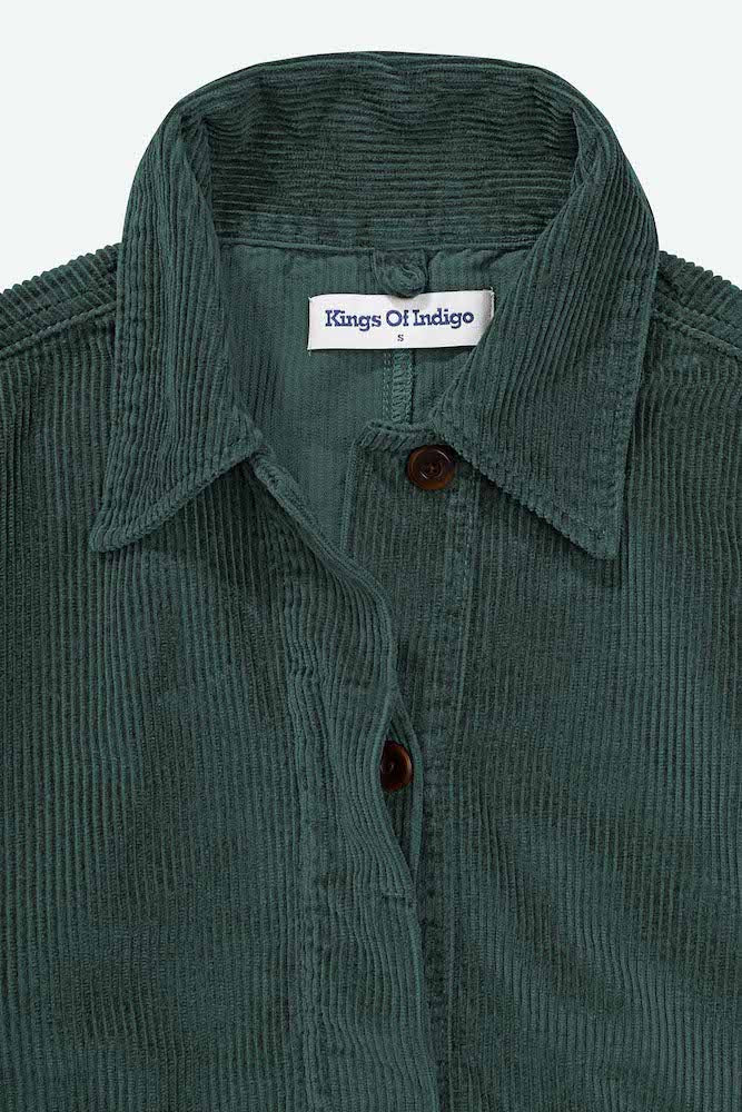 KINGS OF INDIGO Ota corduroy jacket dark green women