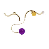 SEW A SONG Pastel Ivanna earrings gold plated