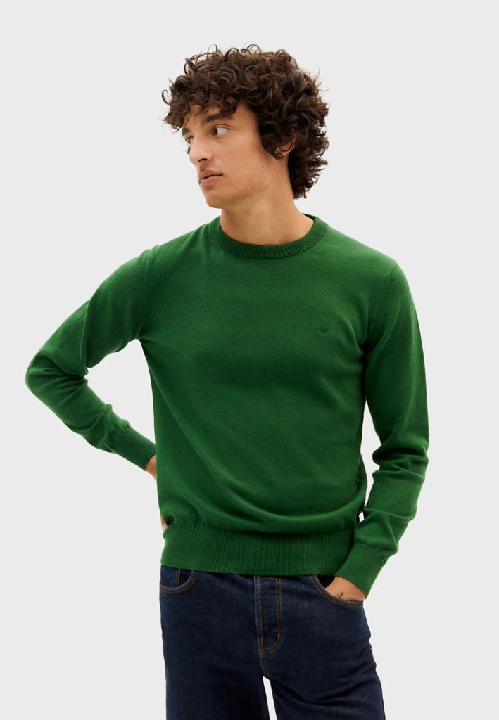 THINKING MU Orlando knit jumper green men