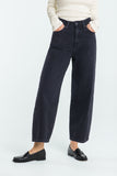 KINGS OF INDIGO Leila cropped jeans holo black used women