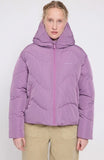 MAZINE Waves quilt short puffer jacket grape pink women