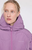 MAZINE Waves quilt short puffer jacket grape pink women