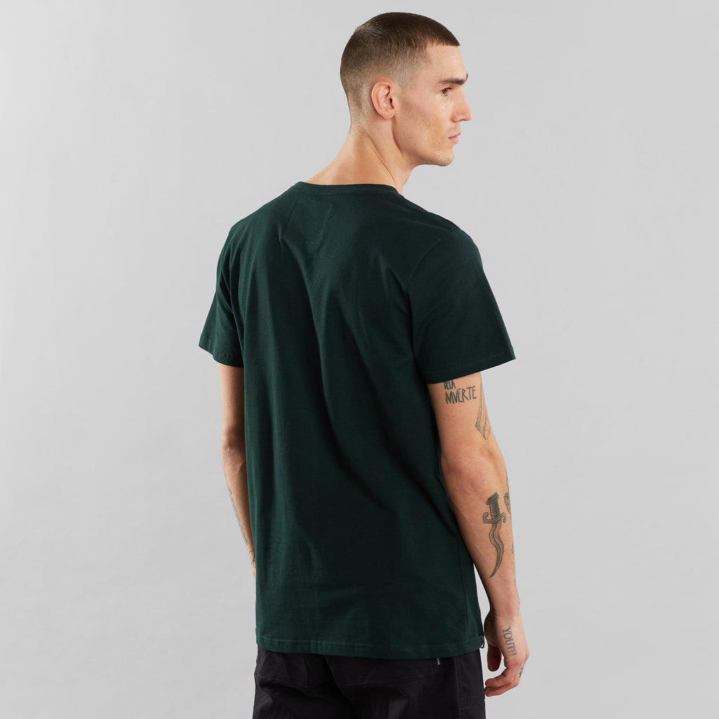 DEDICATED Stockholm Base T-shirt dark green men