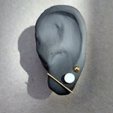 SEW A SONG Small gold plated stud earrings set