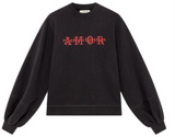 THINKING MU Amor Aslik Sweatshirt black Women