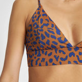 DEDICATED Alva bikini top leopard light brown chipmunk women