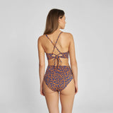 DEDICATED Alva bikini top leopard light brown chipmunk women