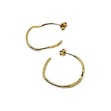 SEW A SONG Sketches hoops gold plated