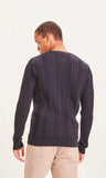 KCA 80654 Structured knit 1001 Total eclipse men