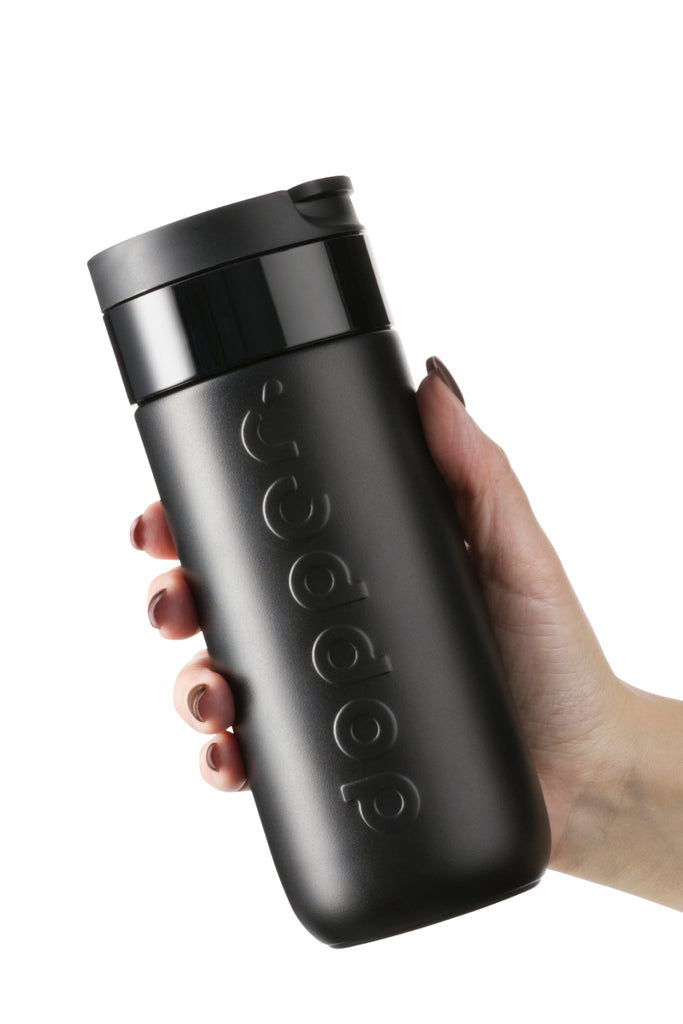 DOPPER Travel mug Blazing black 400 ml