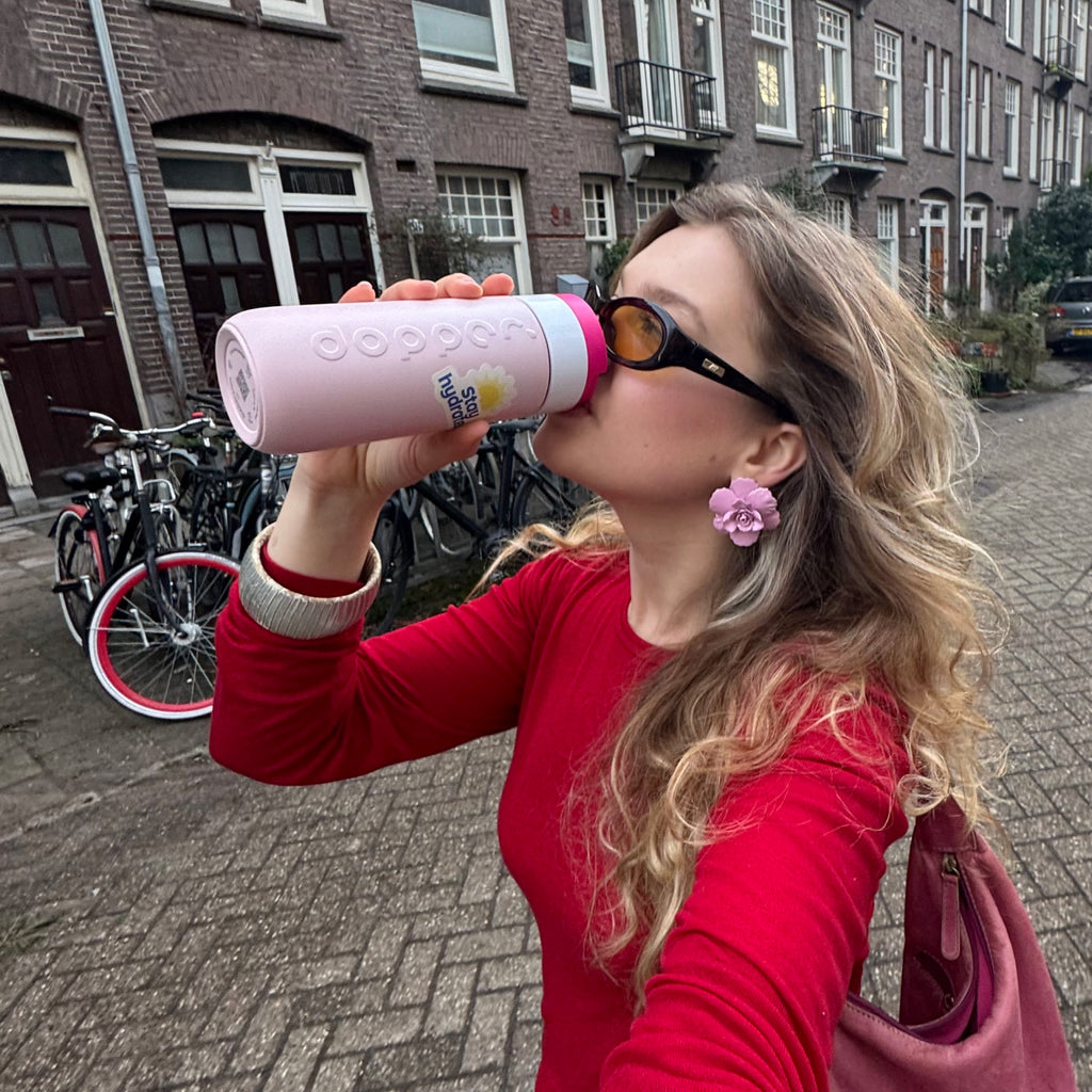 DOPPER Travel mug Berry pink 400 ml