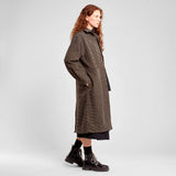 DEDICATED Furbo coat pepita brown women