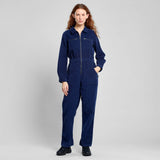 DEDICATED Hultsfred corduroy overall navy black iris women