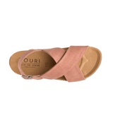 ZOURI Coral sandals hazelnut women
