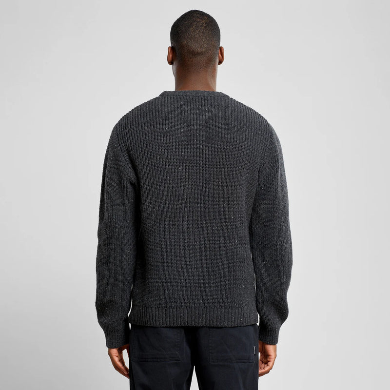 DEDICATED Ludvika jumper dark grey melange men