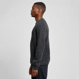 DEDICATED Ludvika jumper dark grey melange men