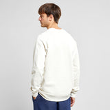 DEDICATED Malmoe Line mountain sweatshirt Emb oat white men