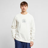 DEDICATED Malmoe Line mountain sweatshirt Emb oat white men