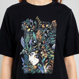 DEDICATED Vadstena The Bird Watcher T-shirt black women