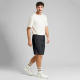 DEDICATED Vejle linen shorts phantom black men