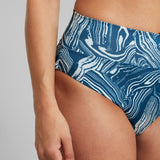 DEDICATED Slite bikini pants clay swirl blue women