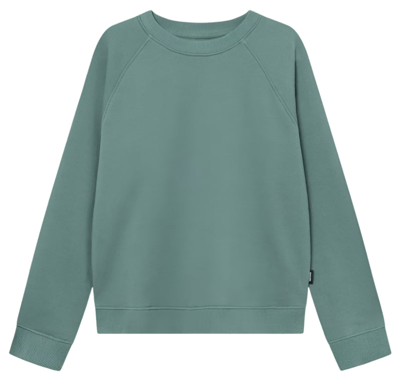 DEDICATED Ystad base sweatshirt forest green women