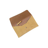 ANN KURZ Mini envelope shape wallet mix golden yellow women