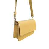 ANN KURZ Perfect square crossbody bag nappa golden yellow women